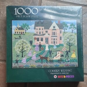 New in box! Country Wedding 1000 Piece Jigsaw Puzzle